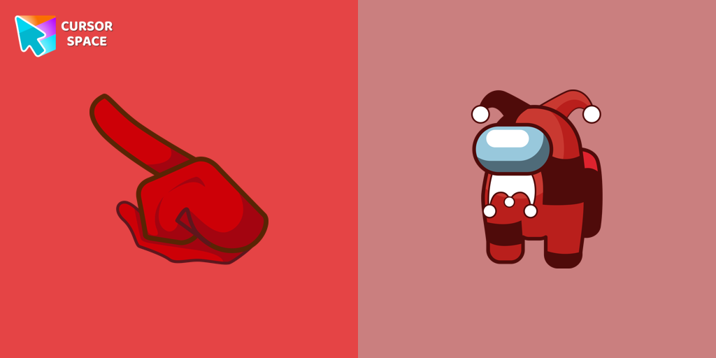 Custom Cursor Among Us Jester Character For Google Chrome